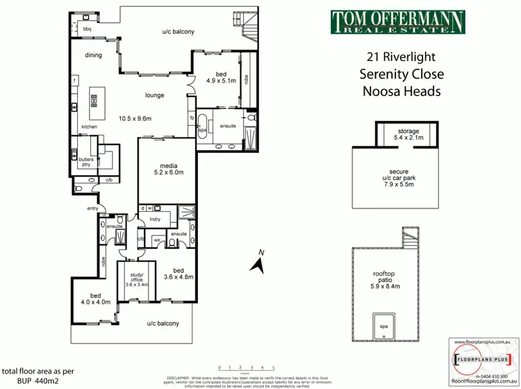 Floorplan of Homely apartment listing, 21/8 Serenity Close, Noosa Heads QLD 4567