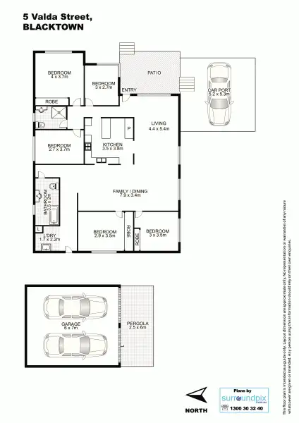 Floorplan of Homely house listing, 5 Valda Street, Blacktown NSW 2148