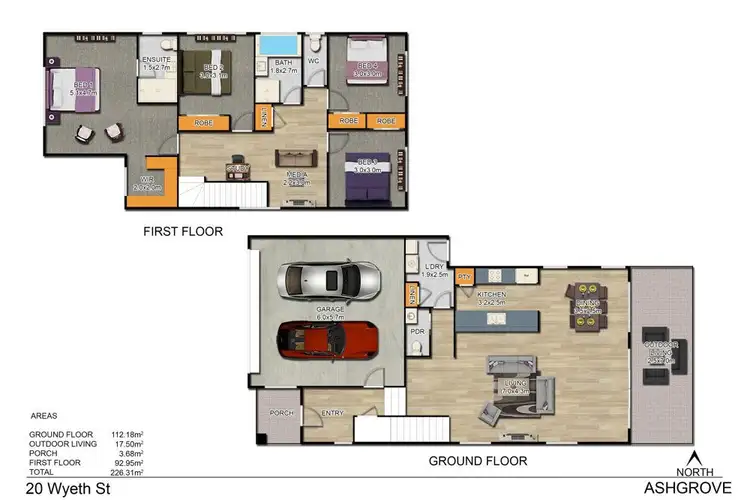 Floorplan of Homely house listing, 20A Wyeth Street, Wynnum QLD 4178