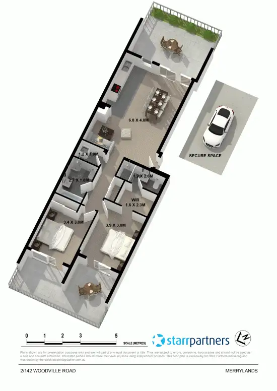 Floorplan of Homely unit listing, 2/142 Woodville Road, Merrylands NSW 2160