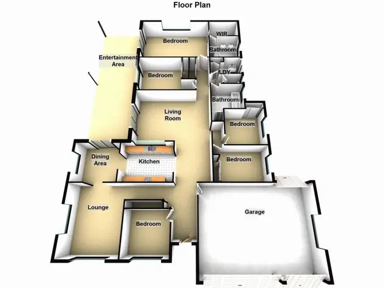 Floorplan of Homely house listing, 3 Medici Place, Forest Lake QLD 4078