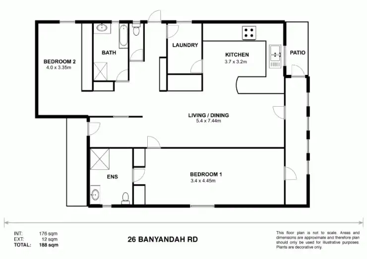 Floorplan of Homely house listing, 26 Banyandah Road, Hyland Park NSW 2448