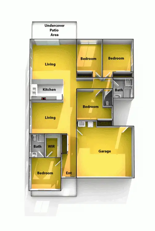 Floorplan of Homely house listing, 3 Denford Street, Bellmere QLD 4510