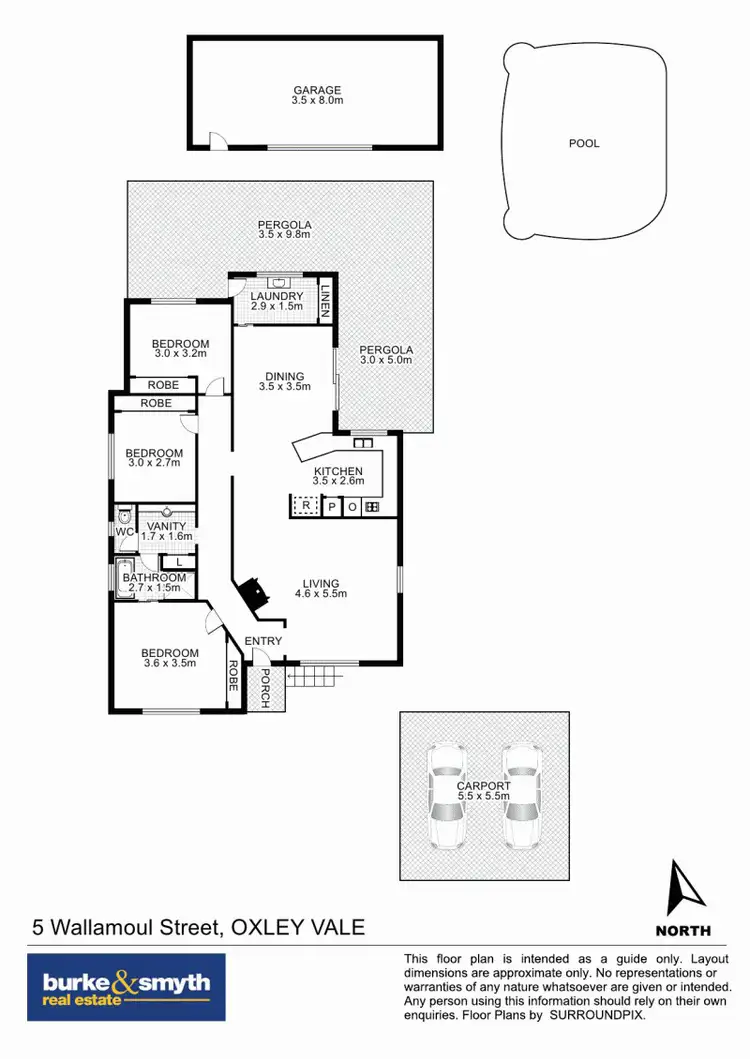 Floorplan of Homely house listing, 5 Wallamoul Street, Tamworth NSW 2340