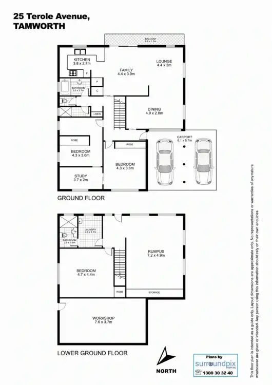 Floorplan of Homely house listing, 25 Terole Avenue, Tamworth NSW 2340