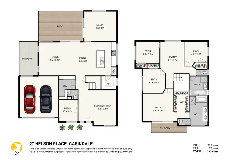 Floorplan of Homely house listing, 27 Nelson Place, Carindale QLD 4152