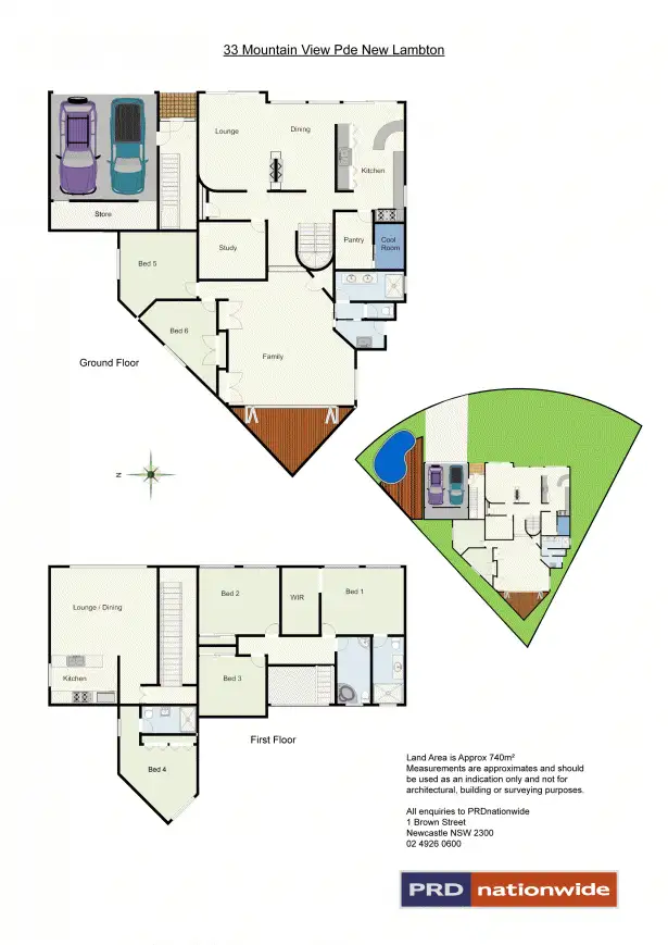 Floorplan of Homely house listing, 33 Mountain View Parade, New Lambton Heights NSW 2305