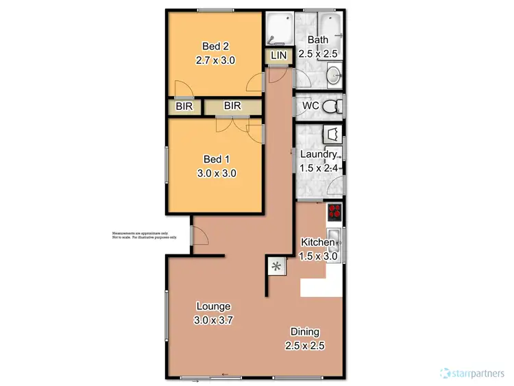 Floorplan of Homely townhouse listing, 7/140 Francis Street, Richmond NSW 2753