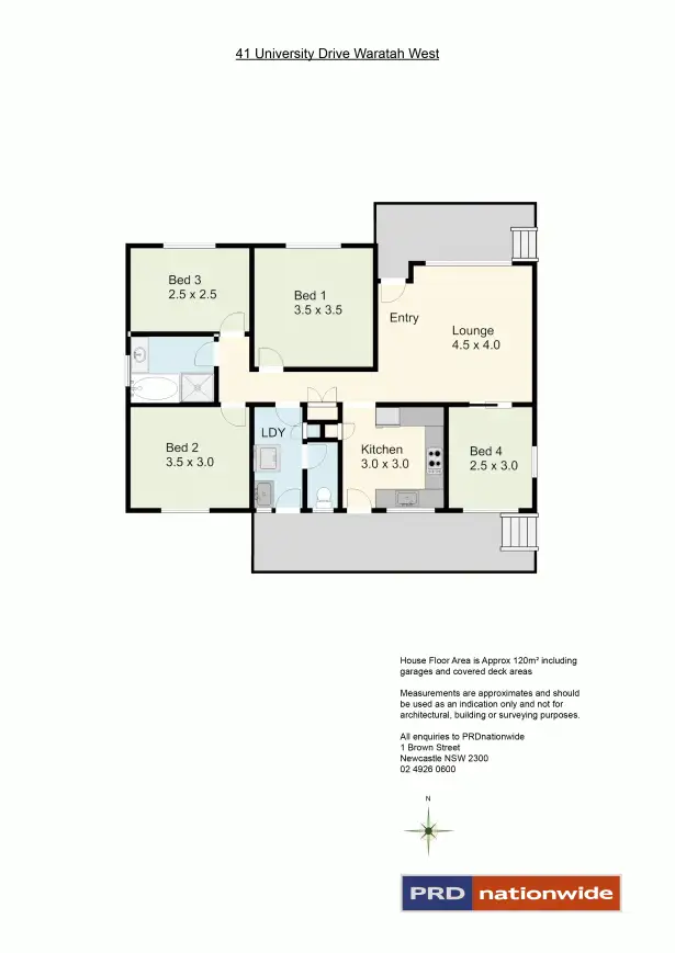 Floorplan of Homely house listing, 41 University Drive, Waratah West NSW 2298