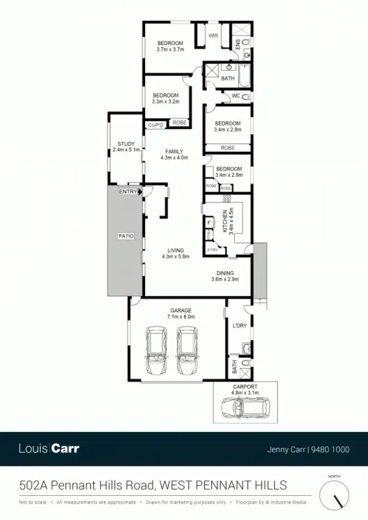 Floorplan of Homely house listing, 502A Pennant Hills Road, West Pennant Hills NSW 2125