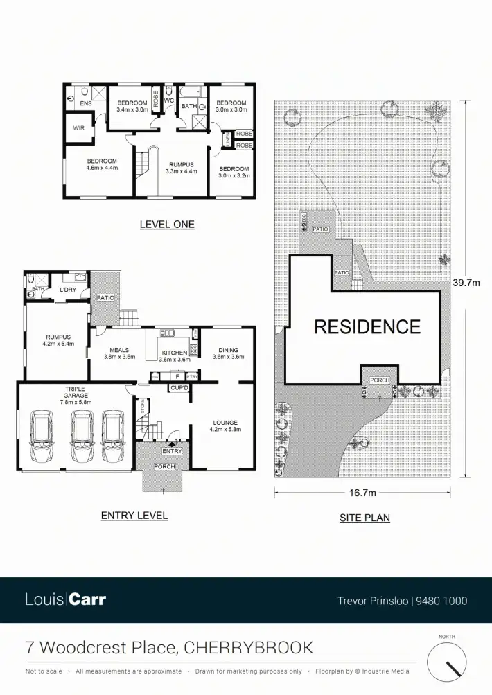 Floorplan of Homely house listing, 7 Woodcrest Place, Cherrybrook NSW 2126