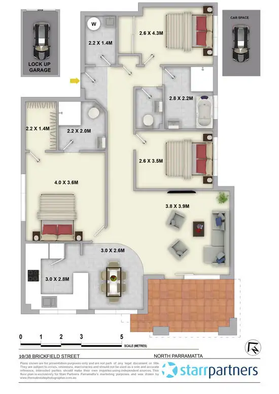 Floorplan of Homely apartment listing, 10/38 Brickfield Street, North Parramatta NSW 2151