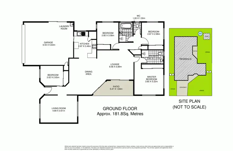 Floorplan of Homely house listing, 6 Kingma Crescent, Caboolture QLD 4510