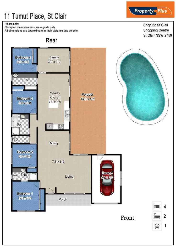 Floorplan of Homely house listing, 11 Tumut Place, St Clair NSW 2759