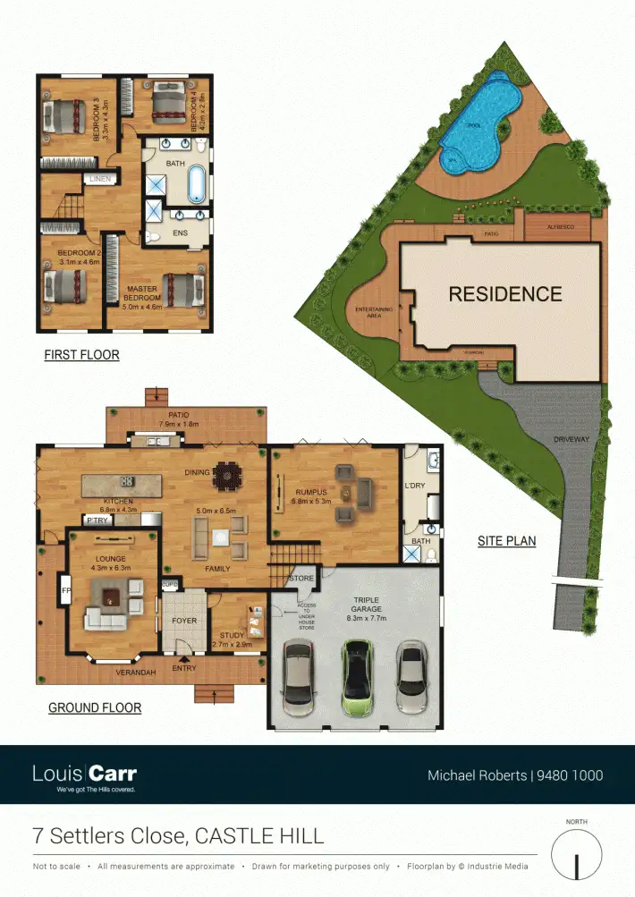 Floorplan of Homely house listing, 7 Settlers Close, Castle Hill NSW 2154