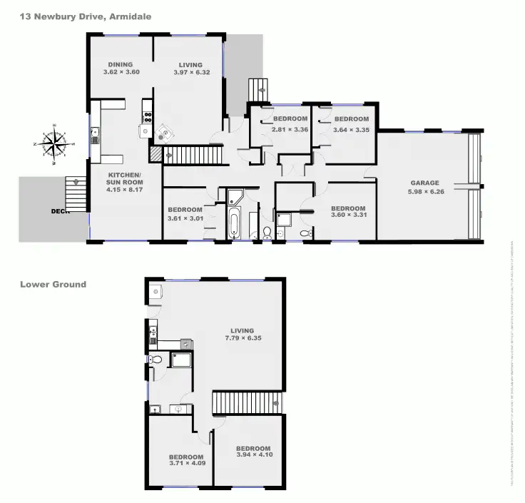 Floorplan of Homely house listing, 13 Newbury Drive, Armidale NSW 2350