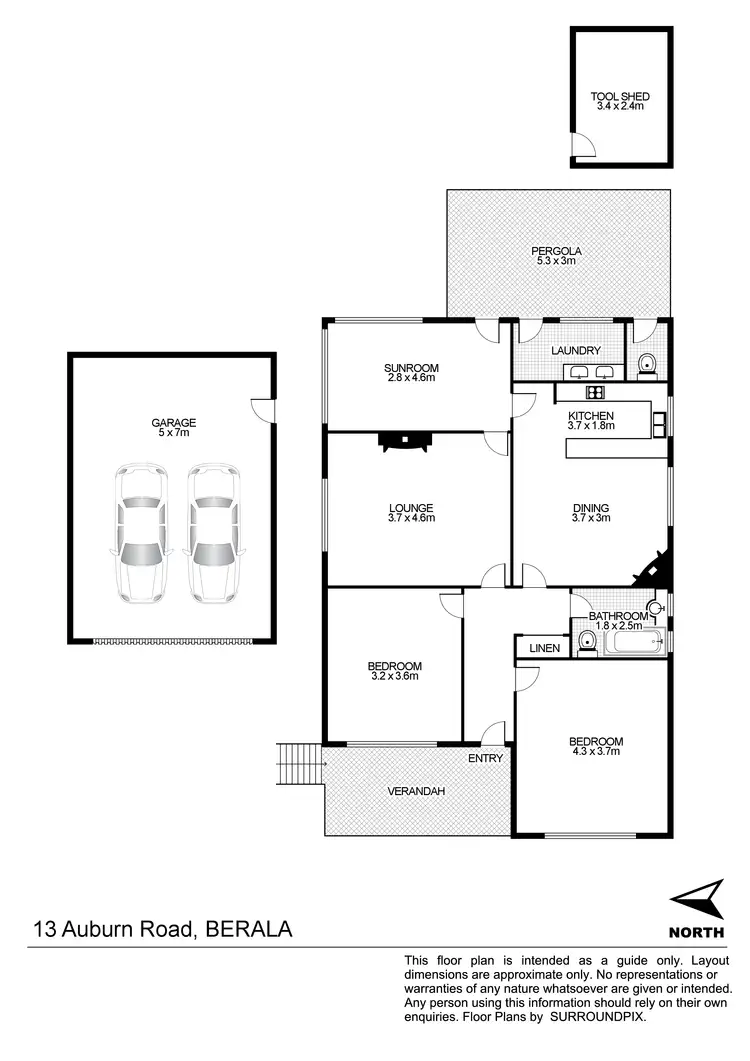 Floorplan of Homely house listing, 13 Auburn Rd, Berala NSW 2141