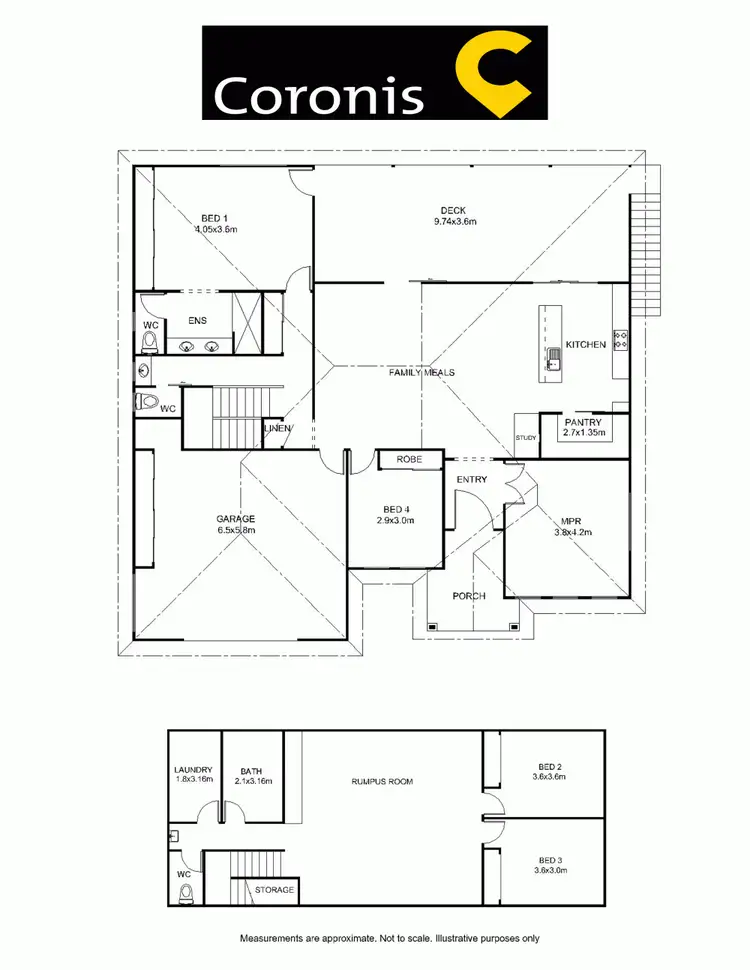 Floorplan of Homely house listing, 39 Federation Drive, Highfields QLD 4352
