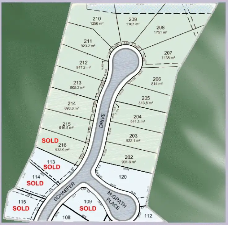 Floorplan of Homely land listing, Lot 207 Schaefer Drive, Armidale NSW 2350