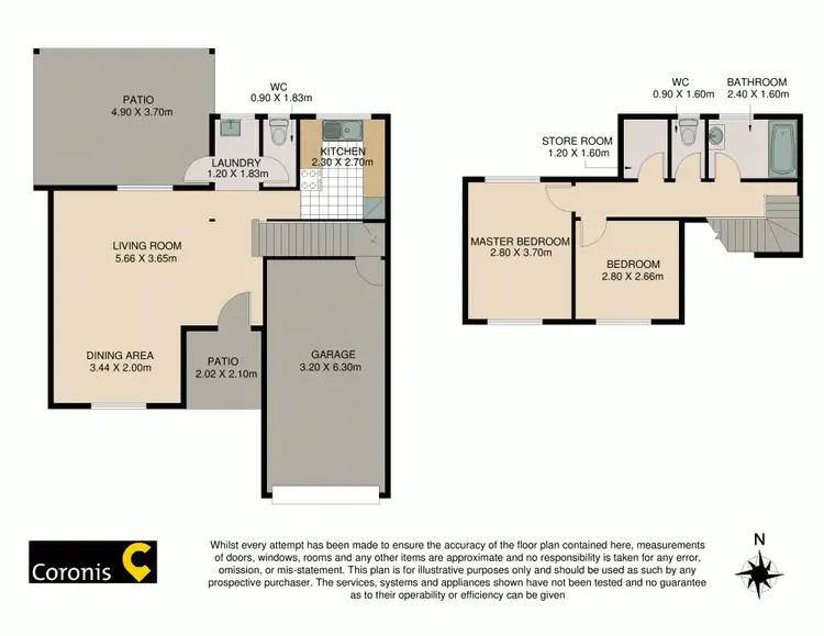 Floorplan of Homely townhouse listing, 6/100 Birdwood Road, Carina Heights QLD 4152