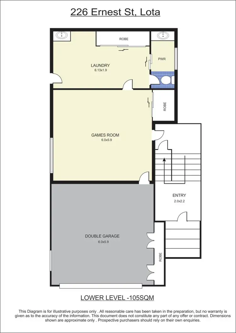 Floorplan of Homely house listing, 226 Ernest Street, Lota QLD 4179