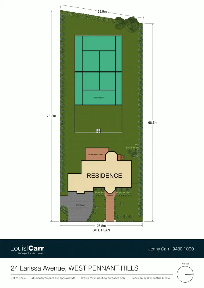 Floorplan of Homely house listing, 24 Larissa Avenue, West Pennant Hills NSW 2125