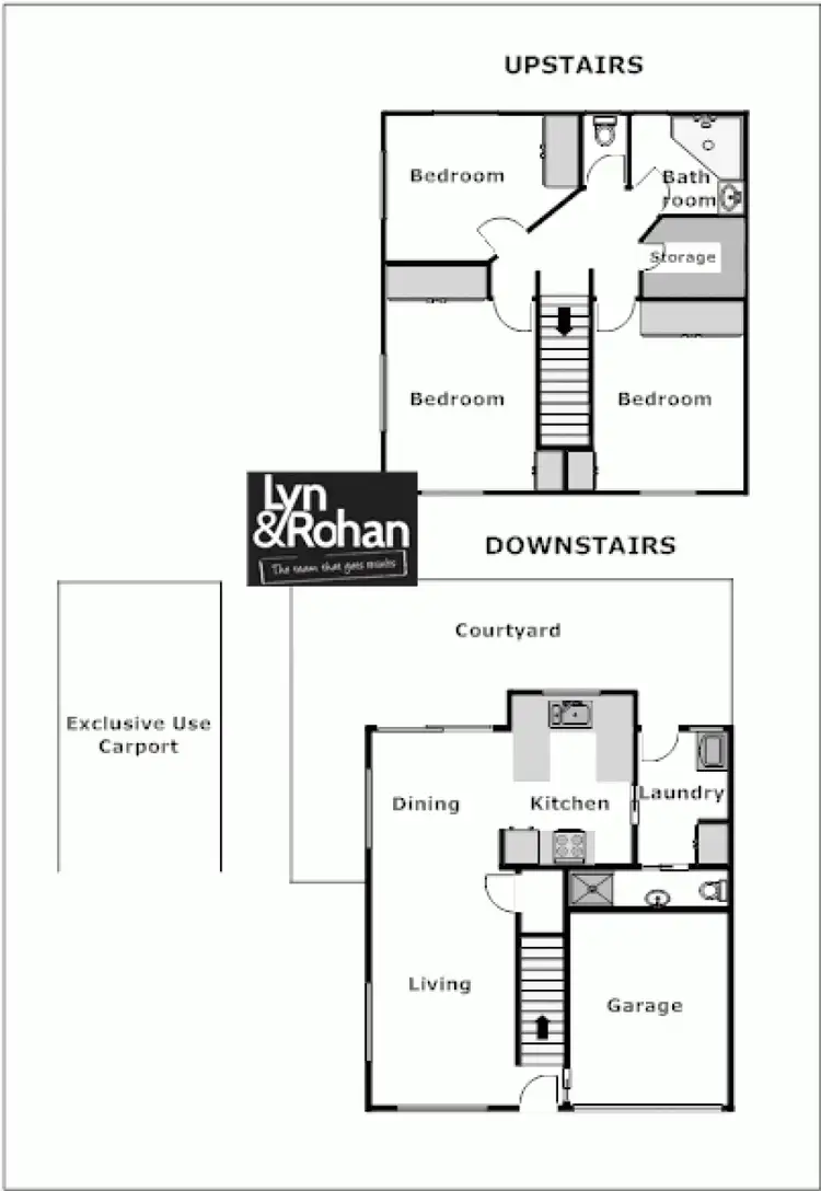 Floorplan of Homely unit listing, 2/44 Grosvenor Street, Pimlico QLD 4812