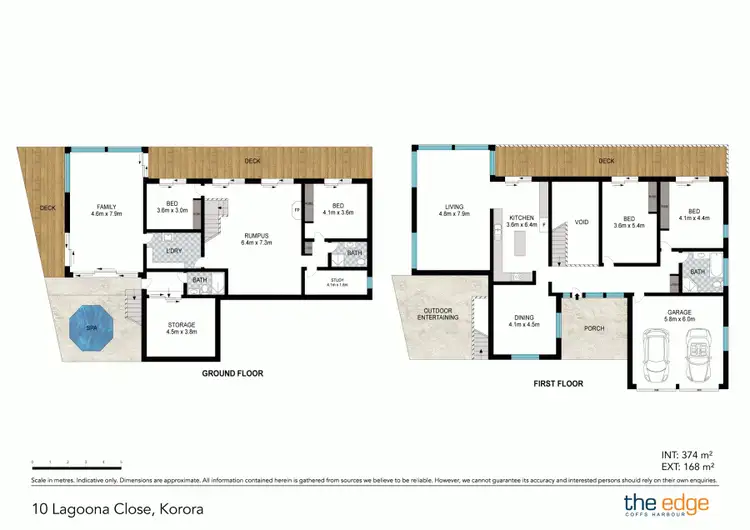 Floorplan of Homely house listing, 10 Lagoona Close, Korora NSW 2450