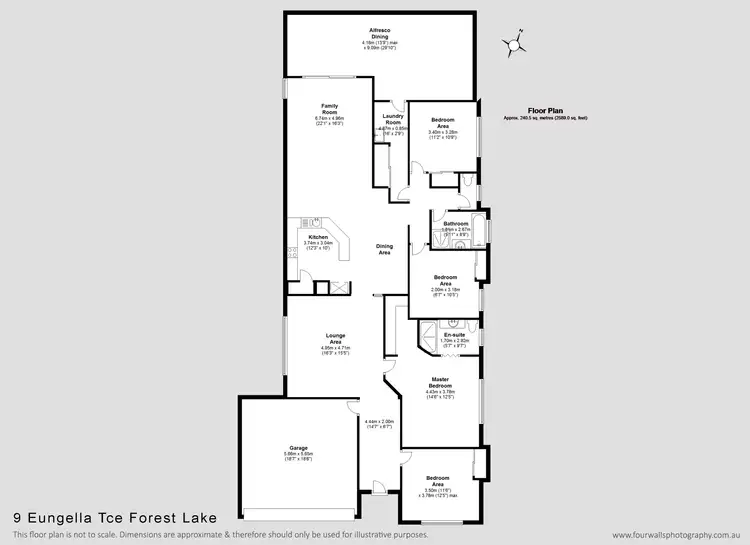 Floorplan of Homely house listing, 9 Eungella Tce, Forest Lake QLD 4078