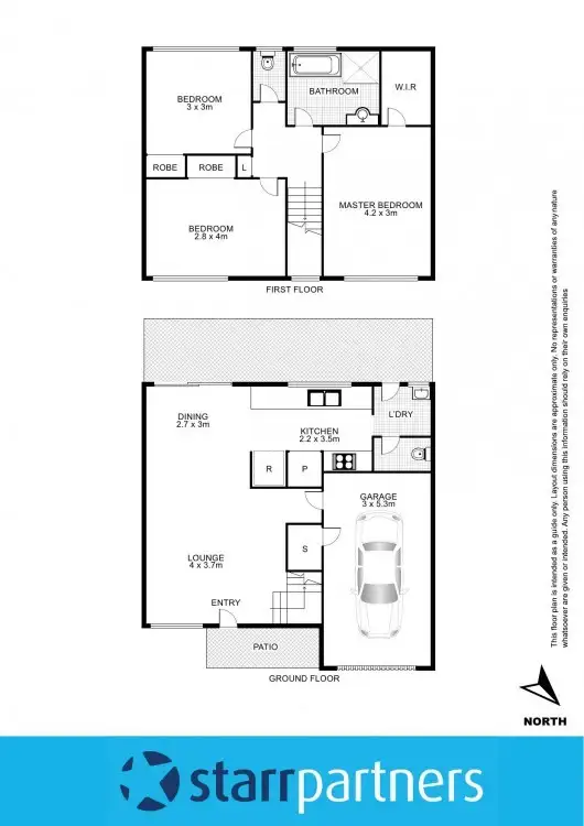 Floorplan of Homely townhouse listing, 12/1 Schiller Place, Emerton NSW 2770