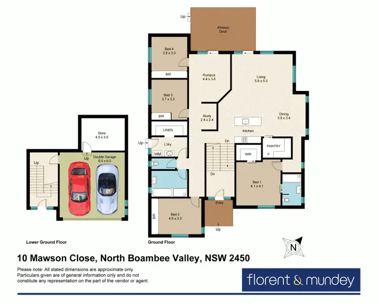Floorplan of Homely house listing, 10 Mawson Close, Coffs Harbour NSW 2450