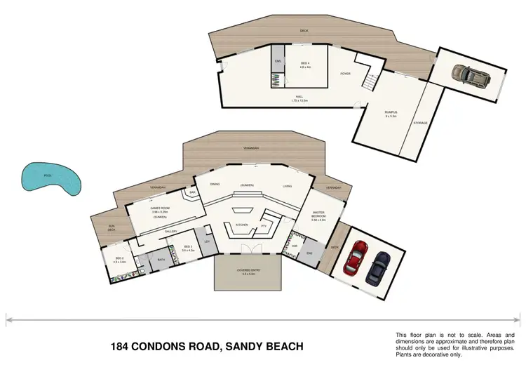 Floorplan of Homely rural property listing, 184 Condons Road, Sandy Beach NSW 2456