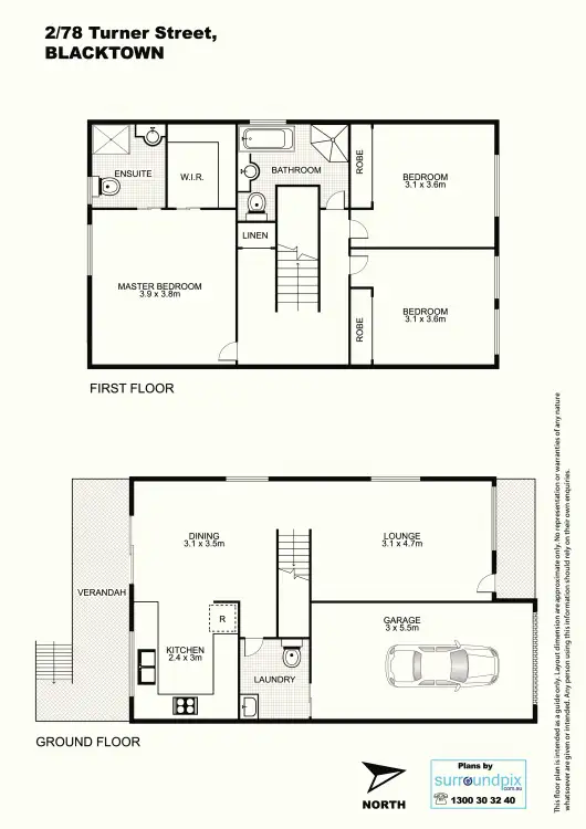 Floorplan of Homely townhouse listing, Address available on request