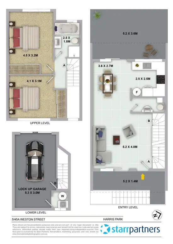Floorplan of Homely apartment listing, 5/45A Weston Street, Harris Park NSW 2150