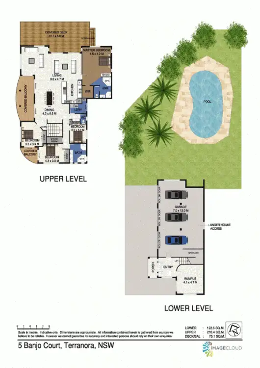 Floorplan of Homely house listing, 5 Banjo Court, Terranora NSW 2486