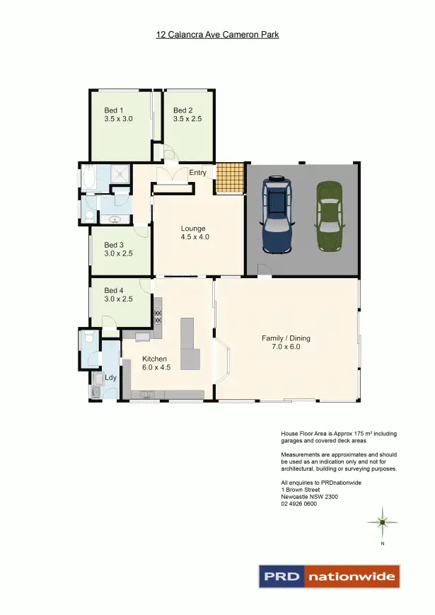 Floorplan of Homely house listing, 12 Calancra Avenue, Cameron Park NSW 2285