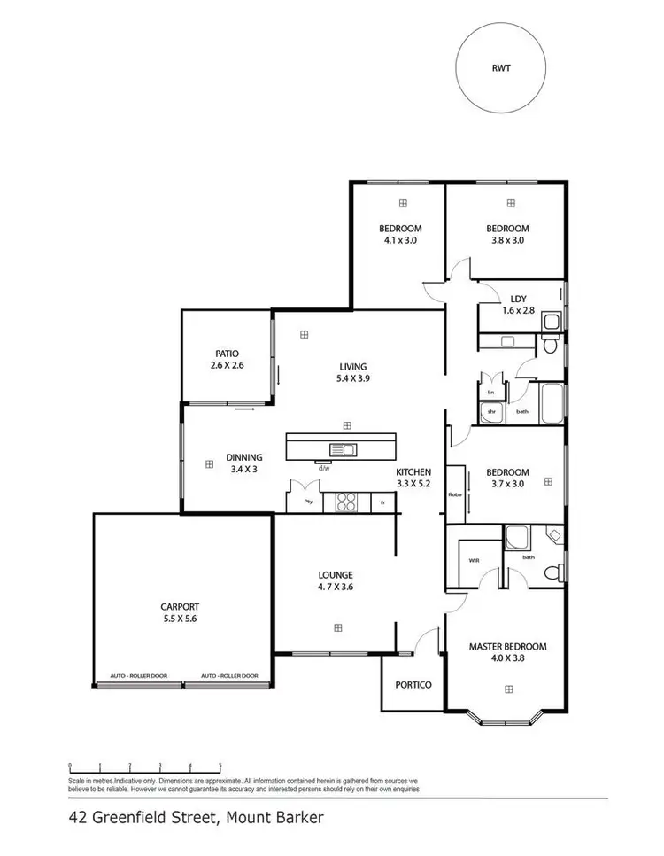 Floorplan of Homely house listing, 42 Greenfield Street, Mount Barker SA 5251