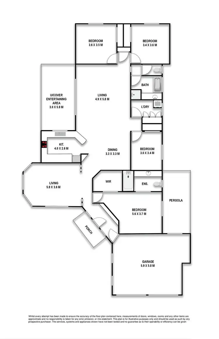 Floorplan of Homely house listing, 1 Dunbrody Street, Caloundra West QLD 4551