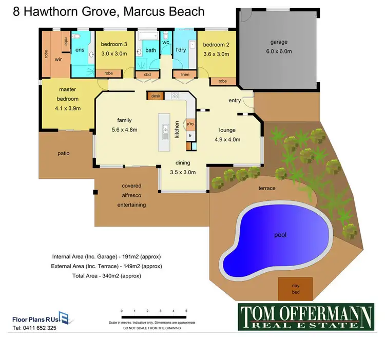 Floorplan of Homely house listing, 8 Hawthorn Grove, Marcus Beach QLD 4573