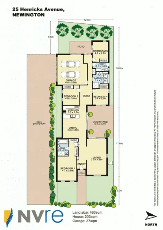 Floorplan of Homely house listing, 25 Henricks Avenue, Newington NSW 2127