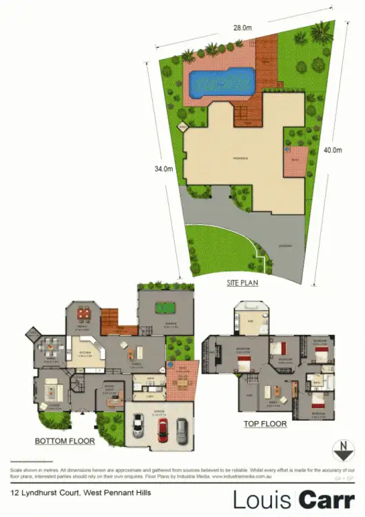 Floorplan of Homely house listing, 12 Lyndhurst Court, West Pennant Hills NSW 2125