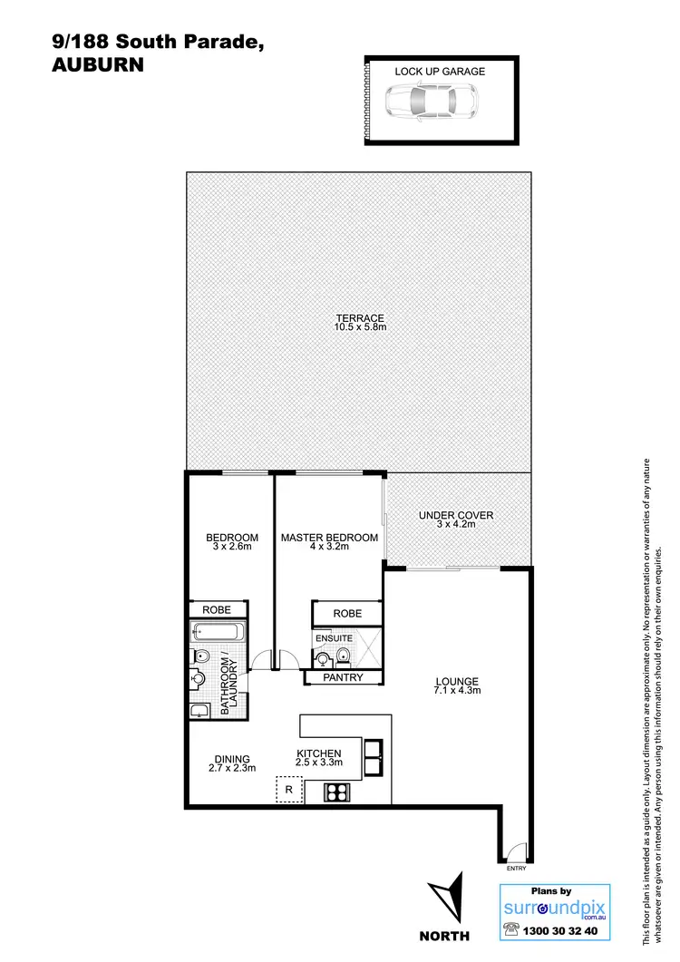 Floorplan of Homely unit listing, 9/188 South Parade, Auburn NSW 2144