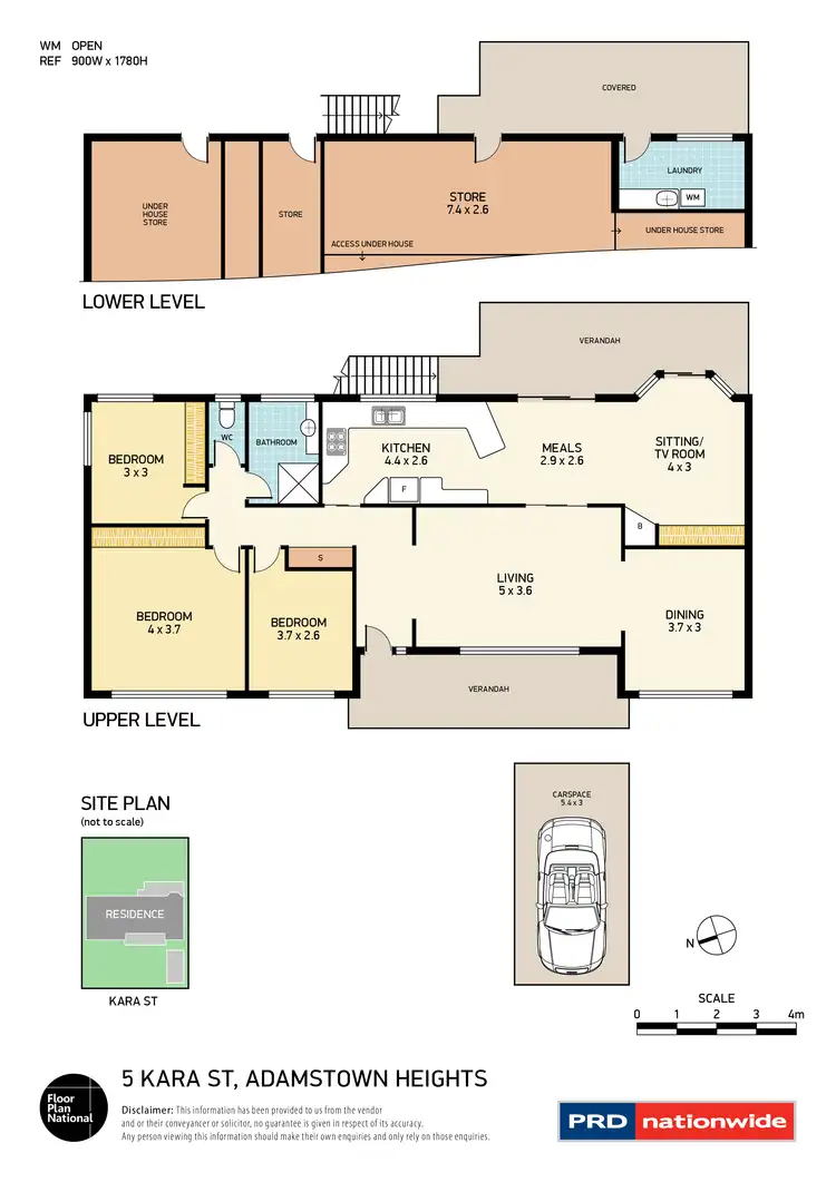 Floorplan of Homely house listing, 5 Kara Street, Adamstown Heights NSW 2289