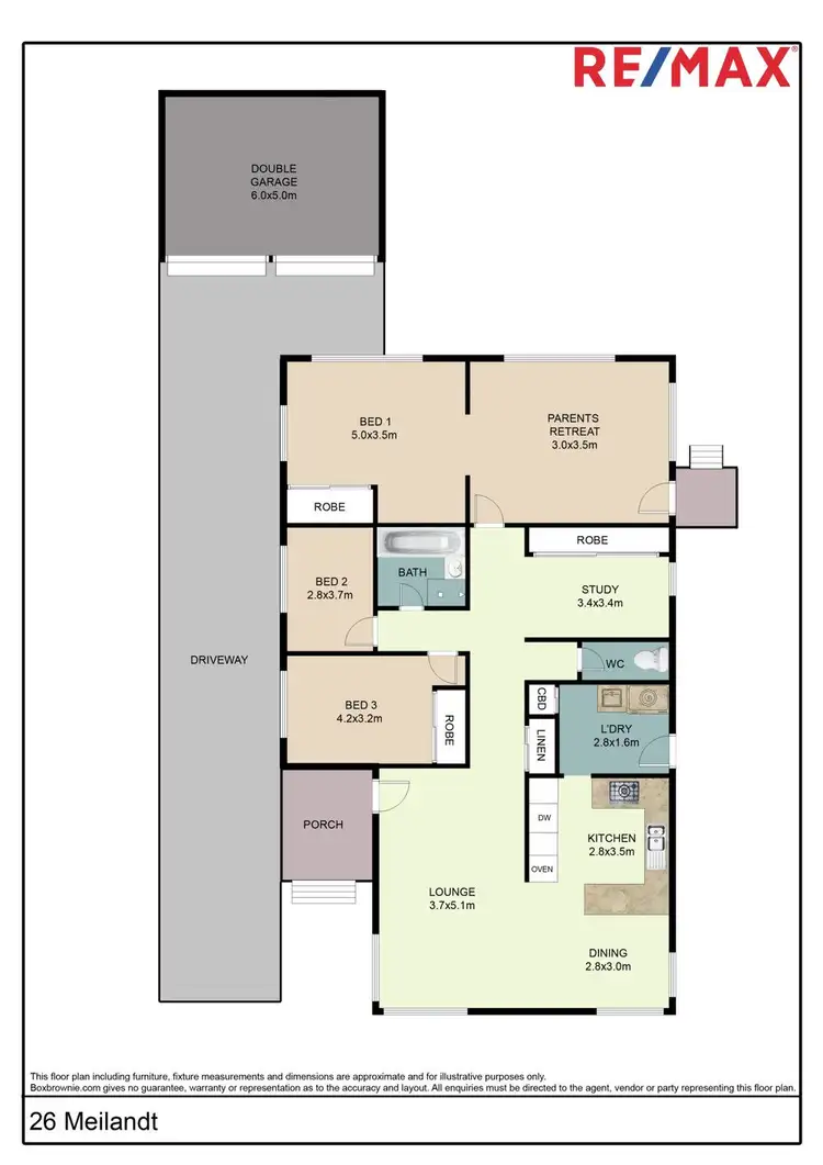 Floorplan of Homely house listing, 26 Meilandt Street, Wynnum QLD 4178