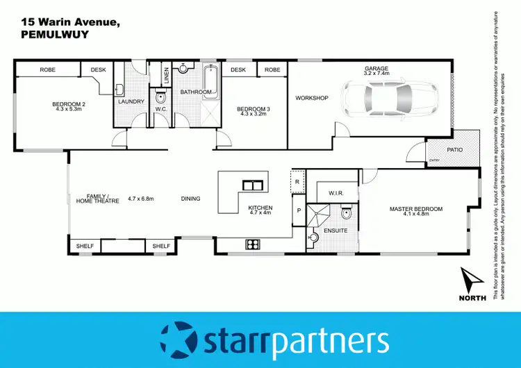 Floorplan of Homely house listing, 15 Warin Avenue, Pemulwuy NSW 2145