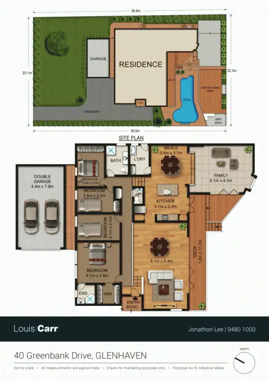 Floorplan of Homely house listing, 40 Greenbank Dr, Glenhaven NSW 2156