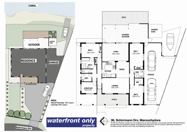 Floorplan of Homely house listing, 39 Schirrmann Drive, Maroochydore QLD 4558