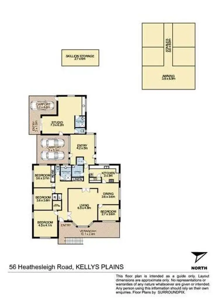 Floorplan of Homely house listing, 56 Heathersleigh Rd, Armidale NSW 2350