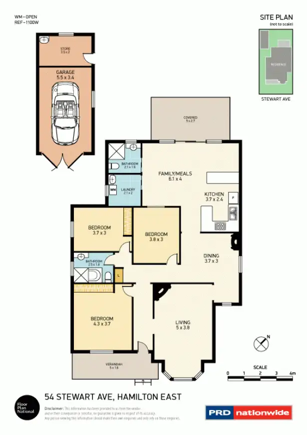 Floorplan of Homely house listing, 54 Stewart Avenue, Hamilton East NSW 2303