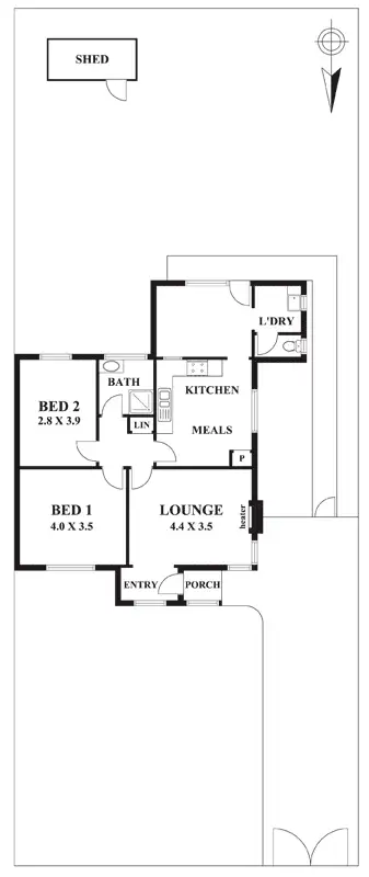 Floorplan of Homely house listing, 23 Curtin Ave, Brunswick West VIC 3055